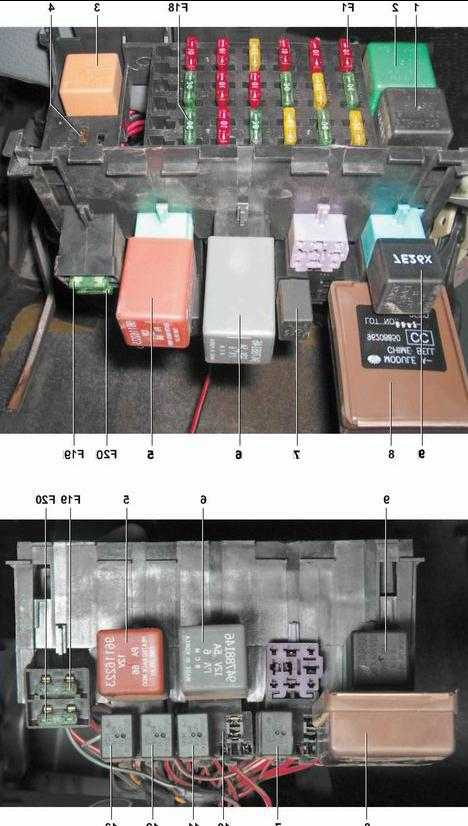 Схема предохранителей дэу нексия