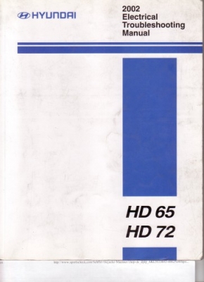 Hyundai HD65, HD72 Electrical Troubleshooting Manual