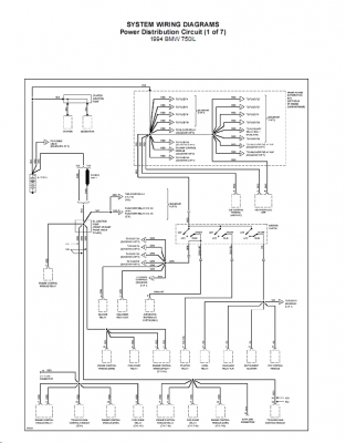 Электросхемы BMW 3, 5, 6, 7, Z3 Series с (1987-1997)
