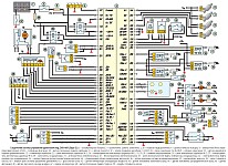 Электрическая схема соединений системы управления ЗМЗ-409 Евро-3 на Уаз Хантер