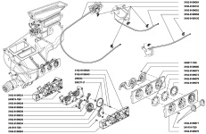 Каталожные номера узлов и деталей механизмов управления отопителя салона Уаз Патриот