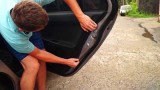 Снятие обшивки двери Mitsubishi Lancer