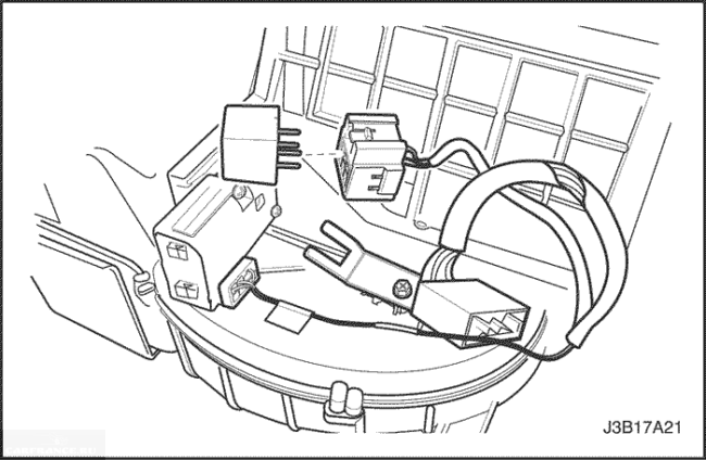 Замена реле печки Шевроле Лачетти