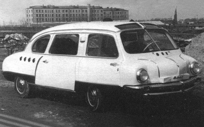 Автомобильные концепты времен СССР (23 фото)
