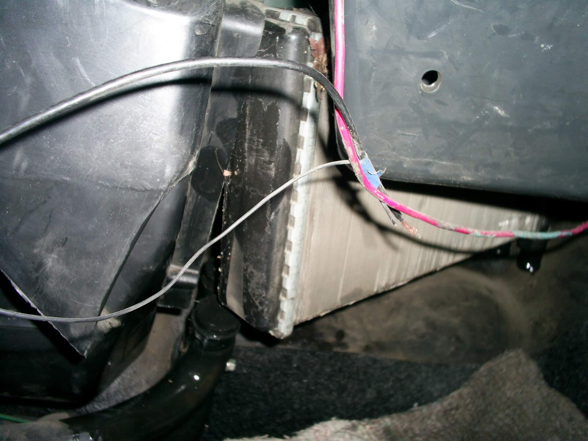 снятие радиатора отопителя на ВАЗ 2109