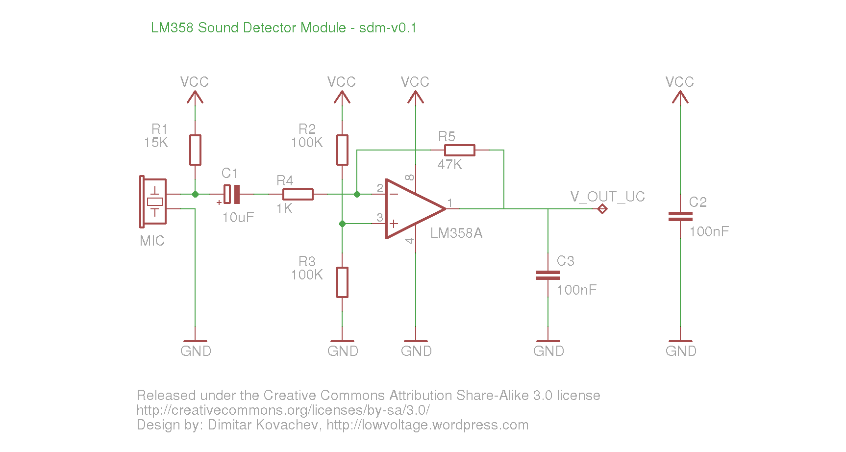 Lm358 схема включения с однополярным питанием