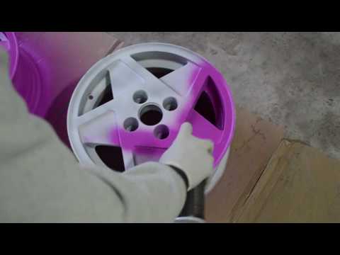 Montana Cans - покраска автомобильных дисков (инструкция)
