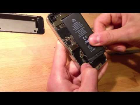 Ремонт iPhone 4 : Как самому заменить батарею на айфоне 4 / Замена аккумулятора на iPhone 4