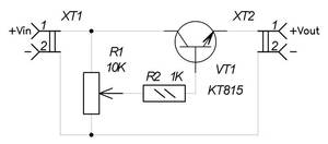 Схема регулятора на 12 вольт