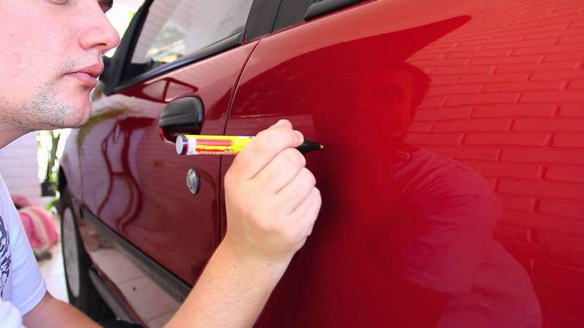 Восковой карандаш для удаления царапин на авто