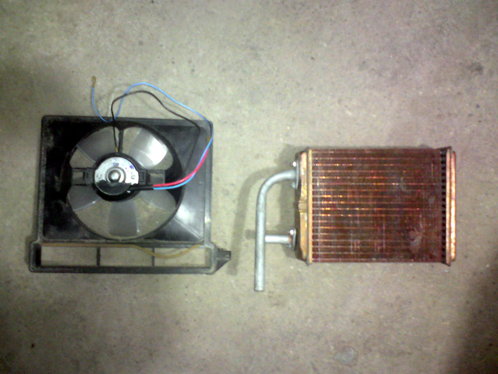 Демонтаж радиатора печки ВАЗ-2106