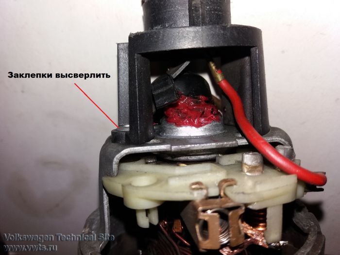 Ремонт моторчика печки, замена коллектора и щеток