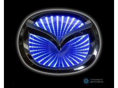 Шильдик с LED-подсветкой для Мазда (Mazda)